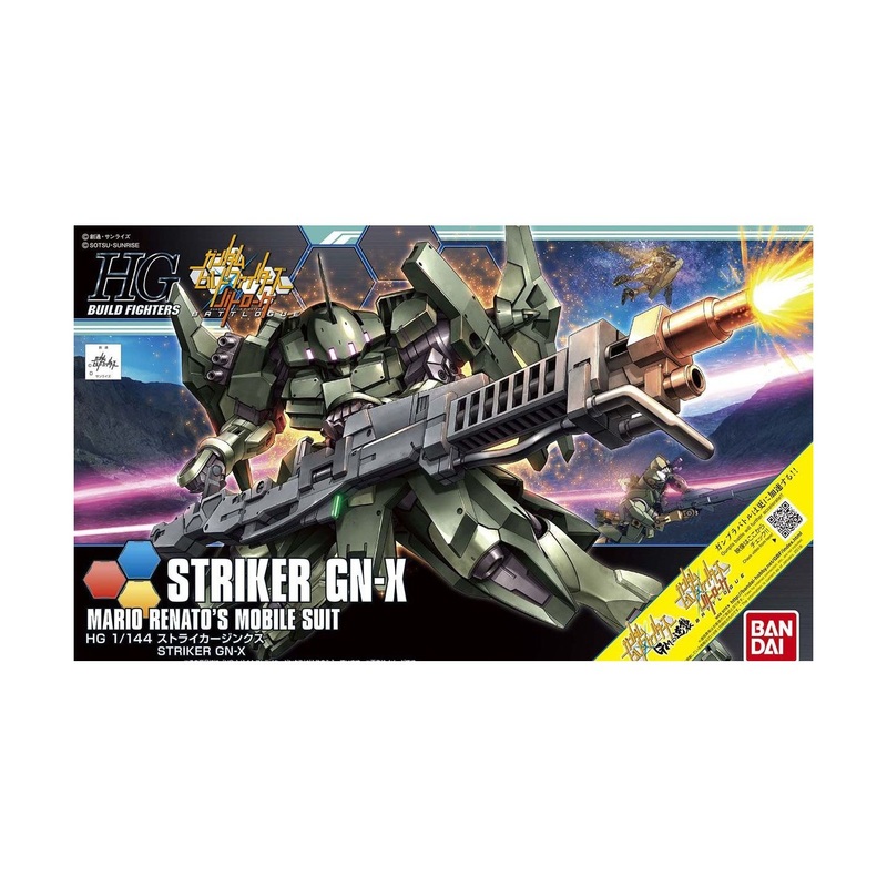 BANDAI Gundam Build Fighters Batlog – High Grade Striker GNX Model Kit Figure