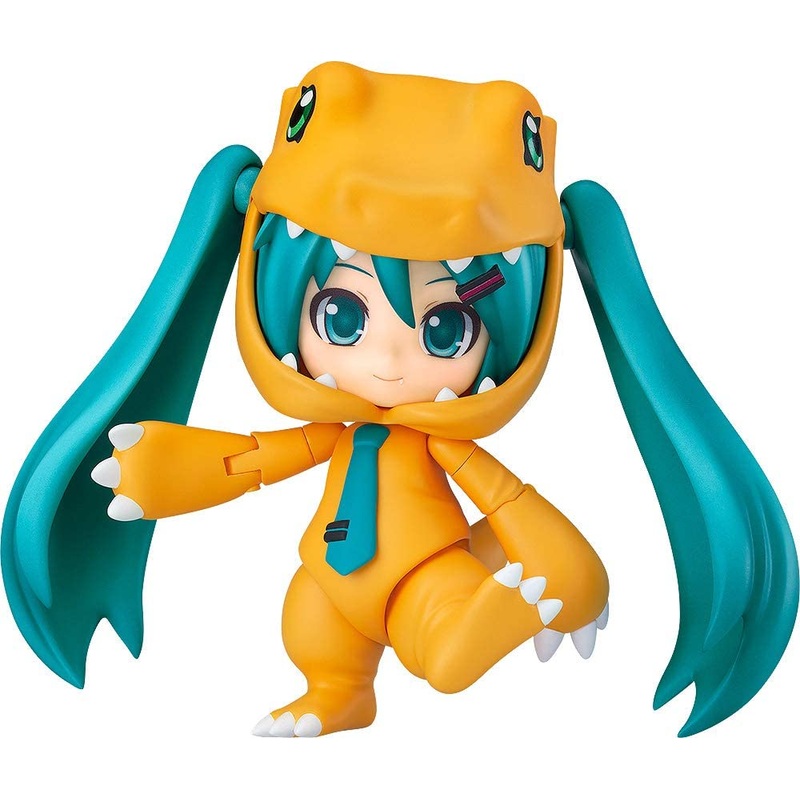 Digimon Adventure – Vocaloid – Hatsune Miku – Nendoroid #1439 – Kigurumi Agumon Ver. (Good Smile Company)