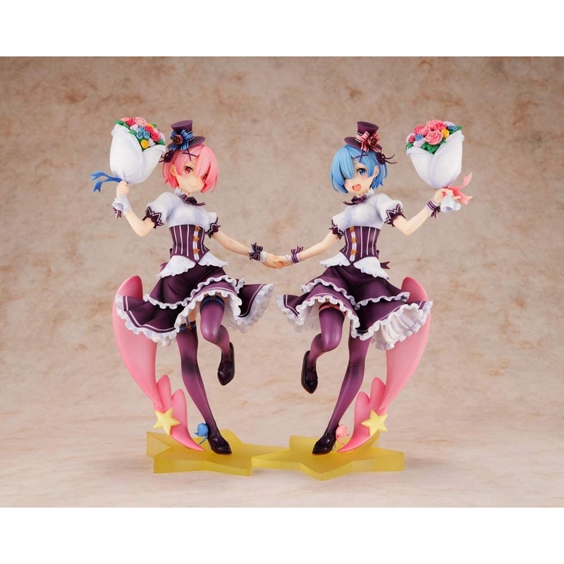 Re:Zero kara Hajimeru Isekai Seikatsu – Rem – Ram – KDcolle – 1/7 – Birthday Ver. Complete Set – 2 Figures (Kadokawa)