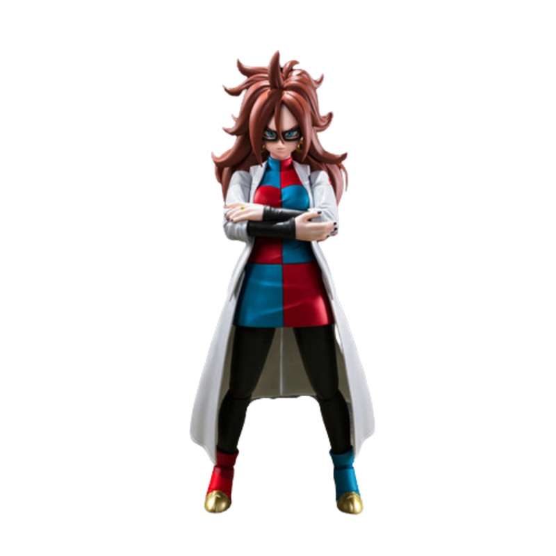 Dragon Ball FighterZ – Jinzouningen Nijuuichi-Gou (Android 21) – S.H.Figuarts – Lab Coat (Bandai Spirits)