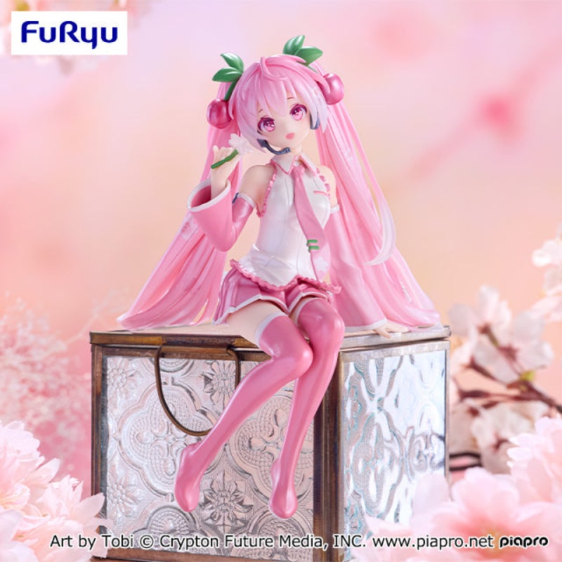 Vocaloid – Hatsune Miku – Noodle Stopper Figure ~Sakura Miku 2024 Pearl Color ver.~ (FuRyu)