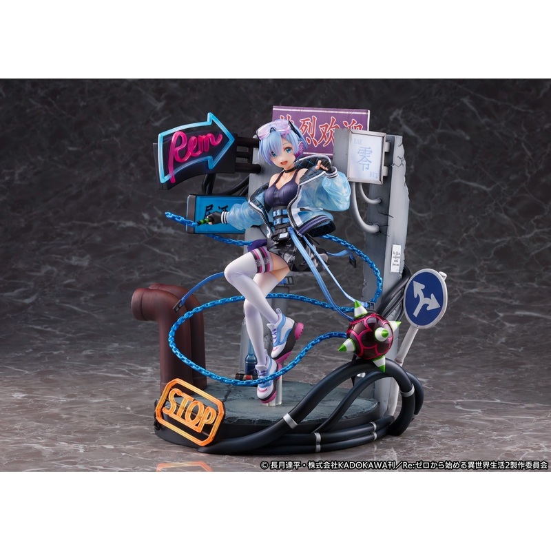 Re:Zero kara Hajimeru Isekai Seikatsu – Rem – Shibuya Scramble Figure – 1/7 – Neon City Ver. (Alpha Satellite)