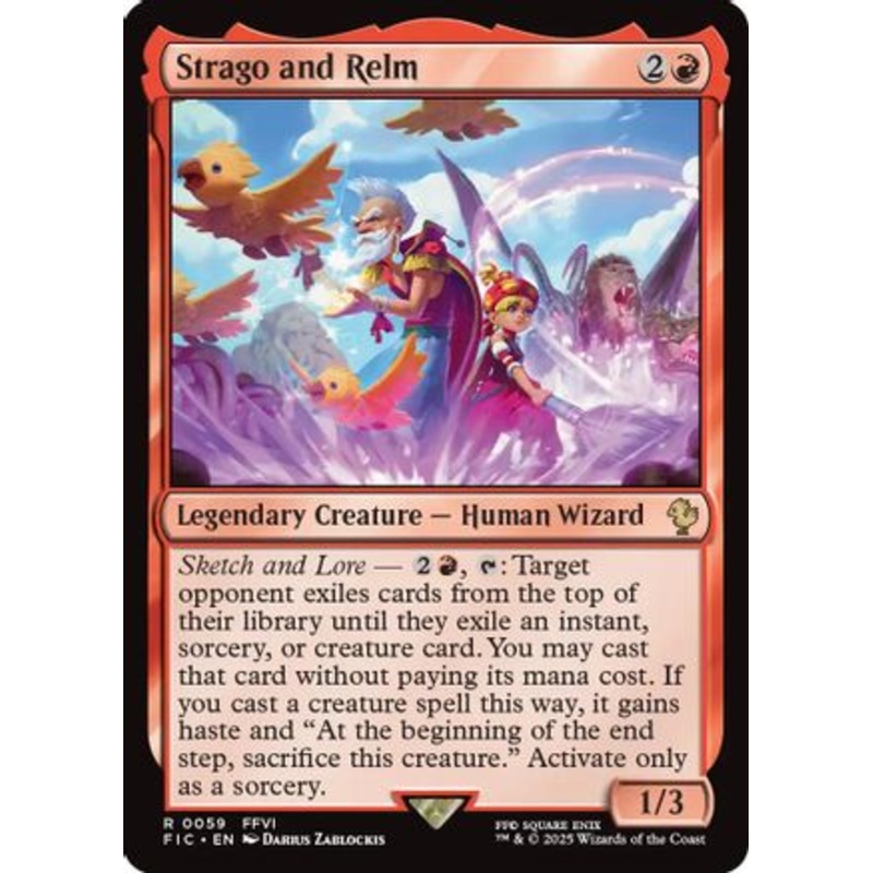 Strago and Relm (FIC-059) – Commander: FINAL FANTASY