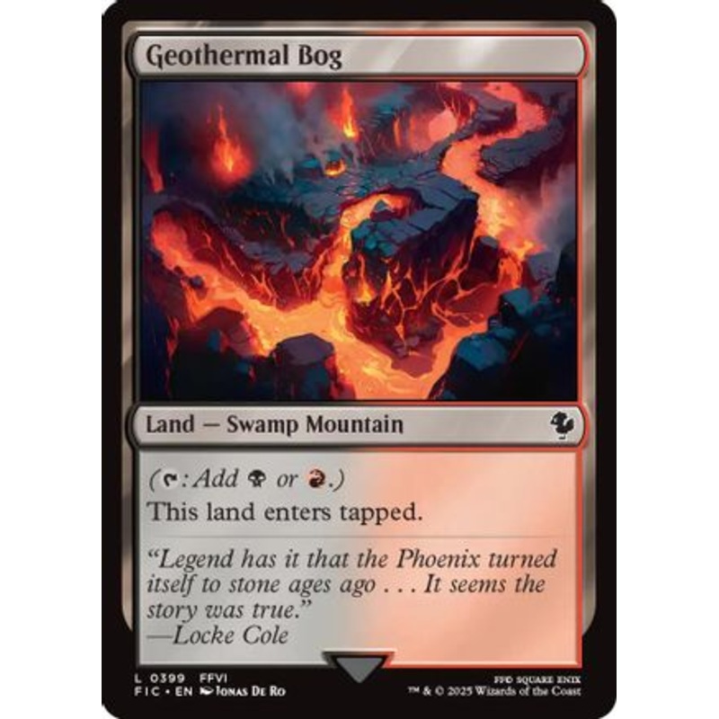 Geothermal Bog (FIC-399) – Commander: FINAL FANTASY