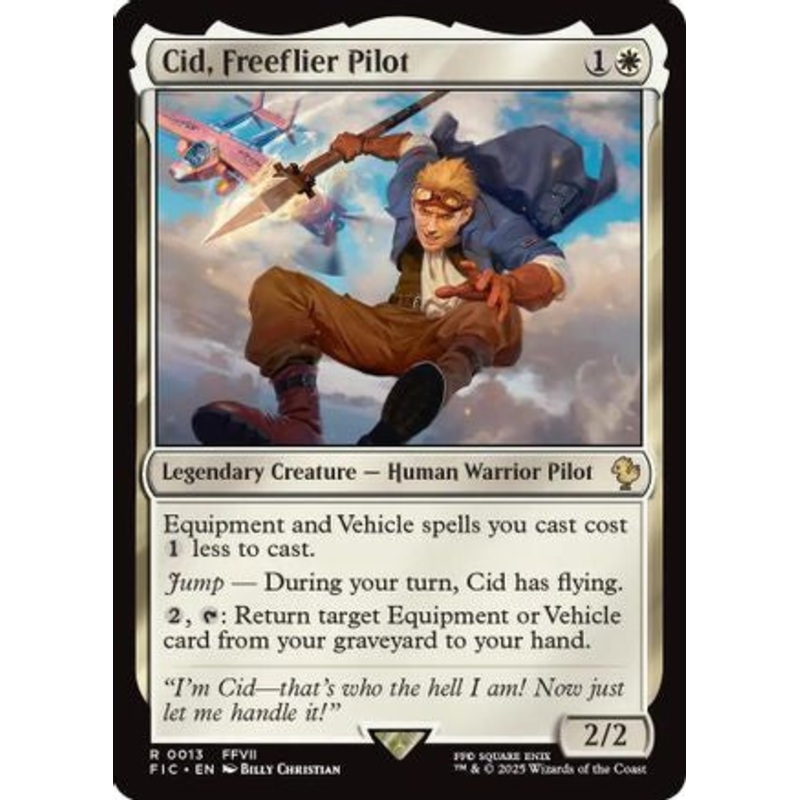 Cid, Freeflier Pilot (FIC-013) – Commander: FINAL FANTASY