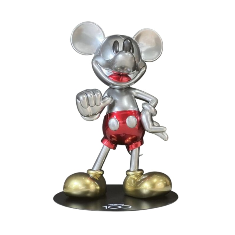 Disney 100 Years of Wonder Master Craft Platinum Mickey 40″ Statue
